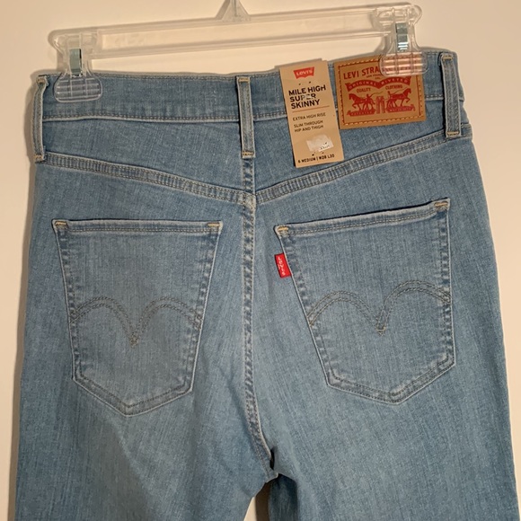 NEW Levi’s Mile High Super Skinny Jeans - Picture 3 of 6